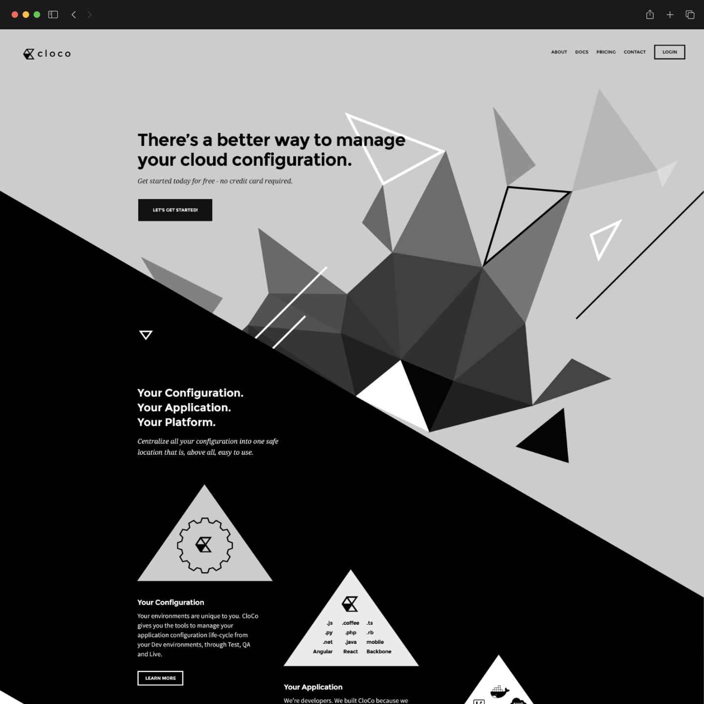 Cloco website homepage screenshot